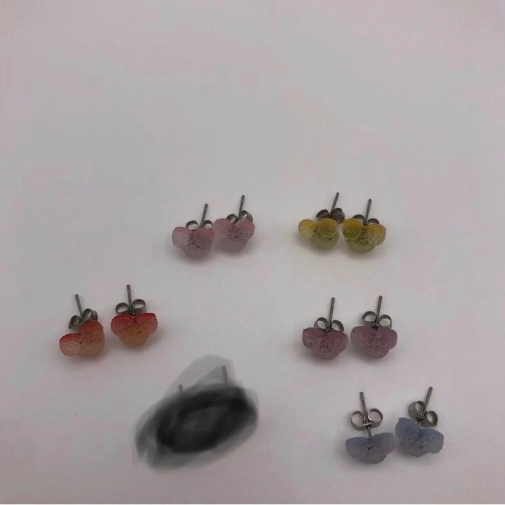 Mickey Mouse Earring Set- Includes 5 Pairs of Earrings - Picture 3 of 3